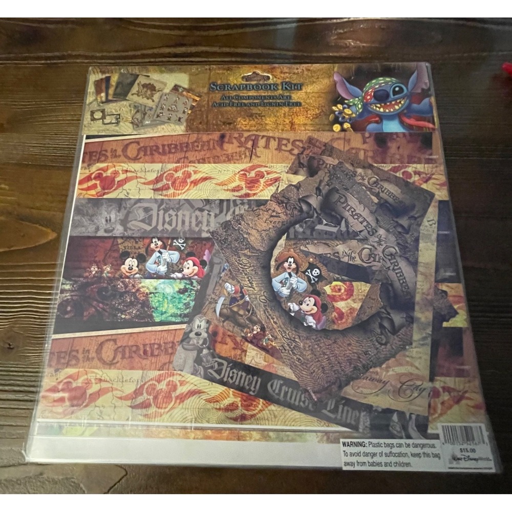 Vintage Disney Cruise Line DCL Scrapbooking Kits 12x12 Lot Of 3 2005, 2007, 2008 - Picture 5 of 7